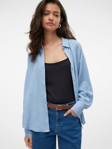 VERO MODA Blouse 'melaney' in Blauw