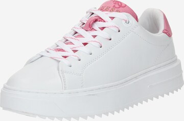 GUESS Sneakers laag 'Denesa4' in Wit: voorkant