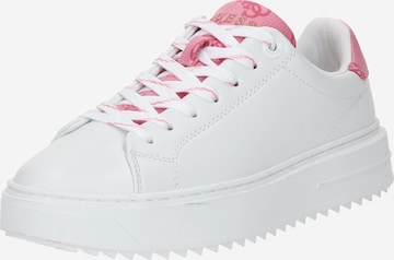 Baskets basses 'Denesa4' GUESS en blanc : devant