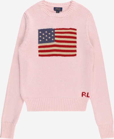 Polo Ralph Lauren Pulover u bež / morsko plava / roza / crvena, Pregled proizvoda