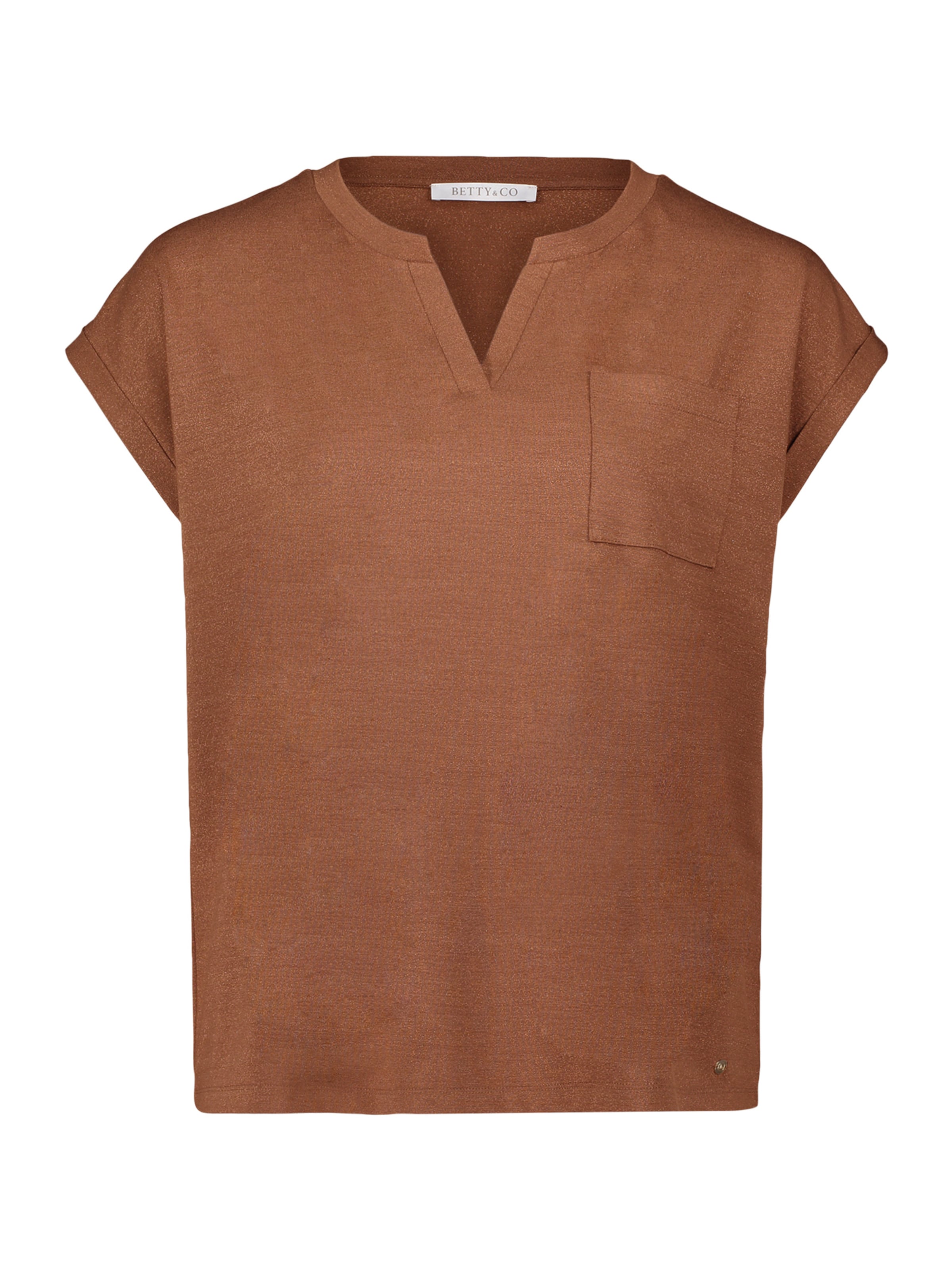 Betty & Co Shirt in Bruin: voorkant