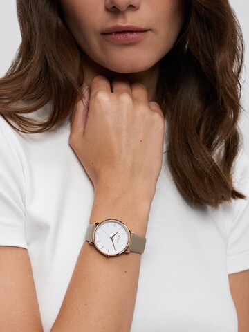 s.Oliver Analog Watch in Brown