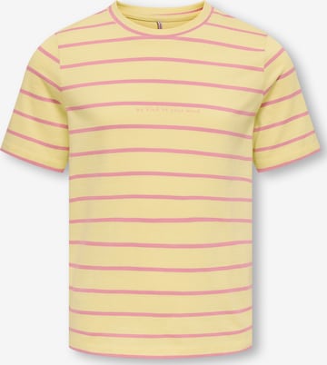 ONLY GIRLS Bluser & t-shirts 'KOGHELLE' i gul: forside