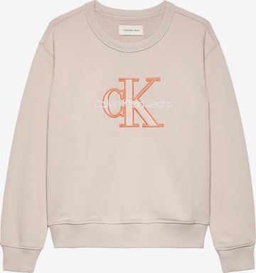 Calvin Klein Jeans Sweatshirt in Grau: Vorderseite