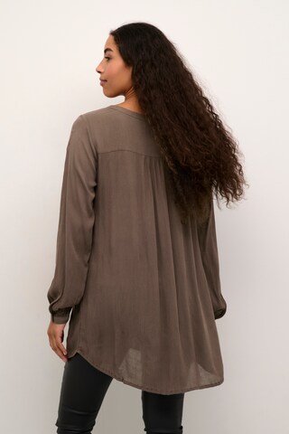 KAFFE CURVE Tunic 'Amber' in Brown