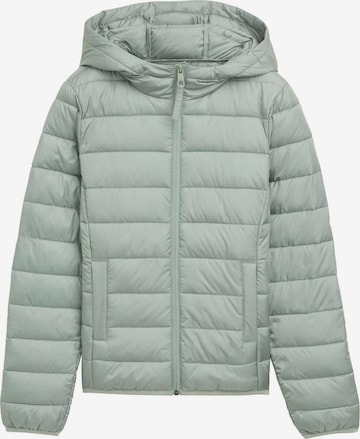 TOM TAILOR DENIM Tussenjas in Groen: voorkant