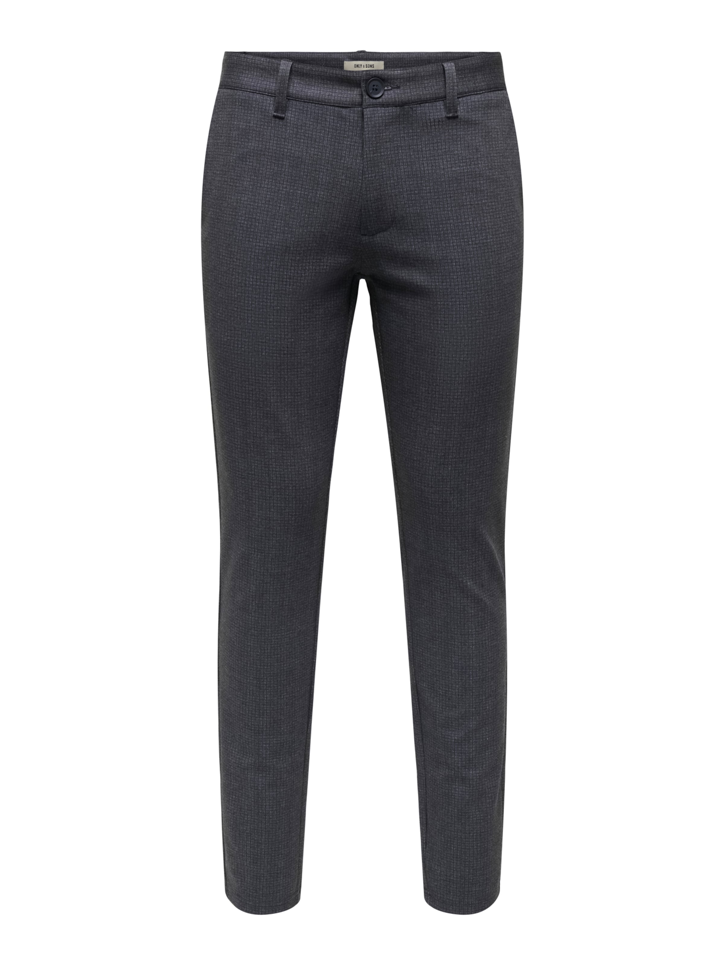 Only & Sons Úzky strih Chino nohavice 'ONSMark' - Sivá: predná strana