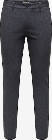 Only & Sons Брюки-чинос 'ONSMark' в Серый: спереди
