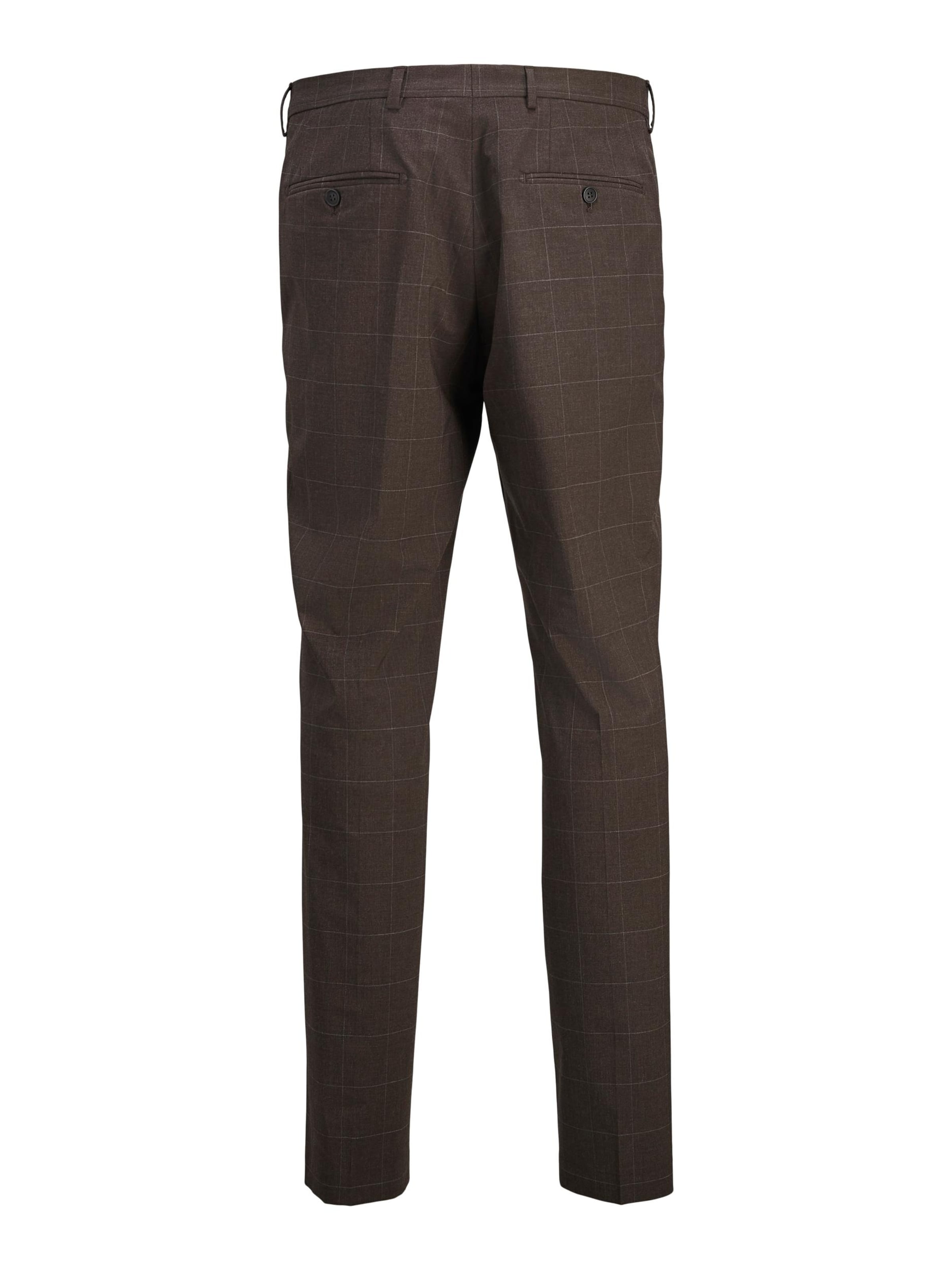 Coupe slim Pantalon à plis 'Solaris' JACK & JONES en marron