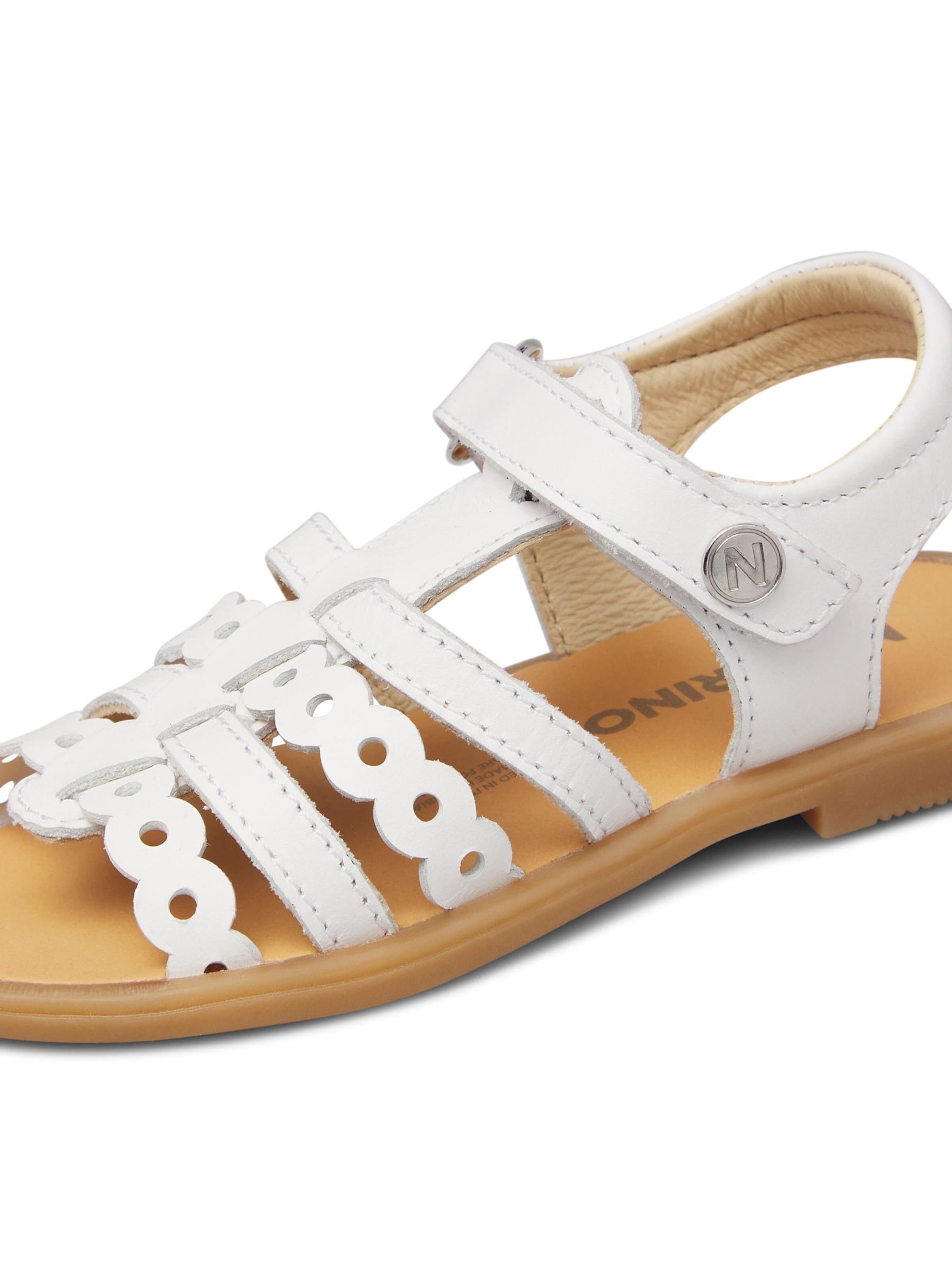 NATURINO Sandalen 'ALILIA' in Wit: voorkant
