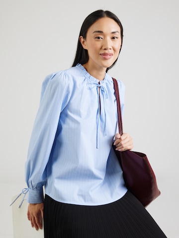 VERO MODA Blouse 'VMDIANA' in Blauw: voorkant