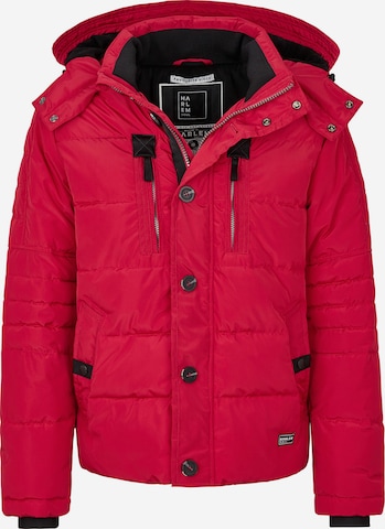 Harlem Soul Winter Jacket 'Sea-Ttle' in Red: front