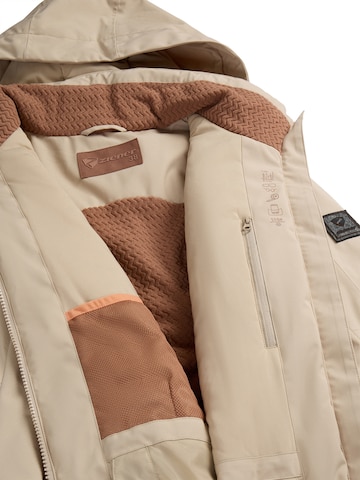 ZIENER Skijacke in Beige