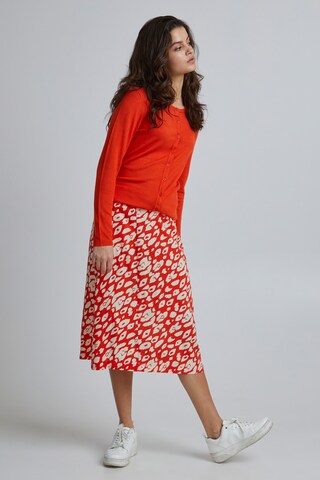 ICHI Skirt 'IHLEONARDIE' in Orange