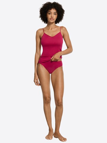 Hanro Midislip ' Cotton Seamless ' in Pink: Vorderseite