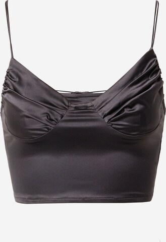 Top 'ARIA' di NEON & NYLON in nero: frontale