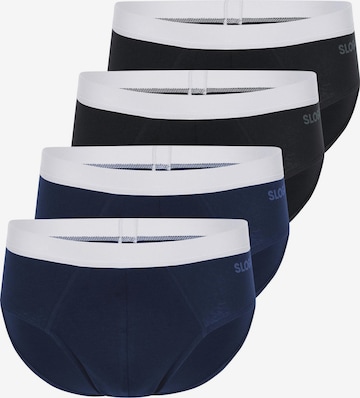 SLOGGI Slip 'men GO ABC 2.0' in Blau: Vorderseite