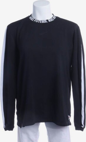 NIKE Sweatshirt & Zip-Up Hoodie in M in Black: front