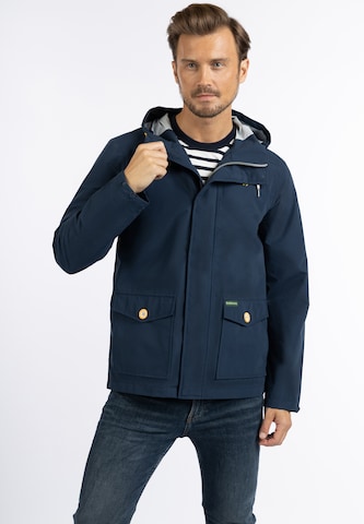 Schmuddelwedda Between-season jacket in Blue: front