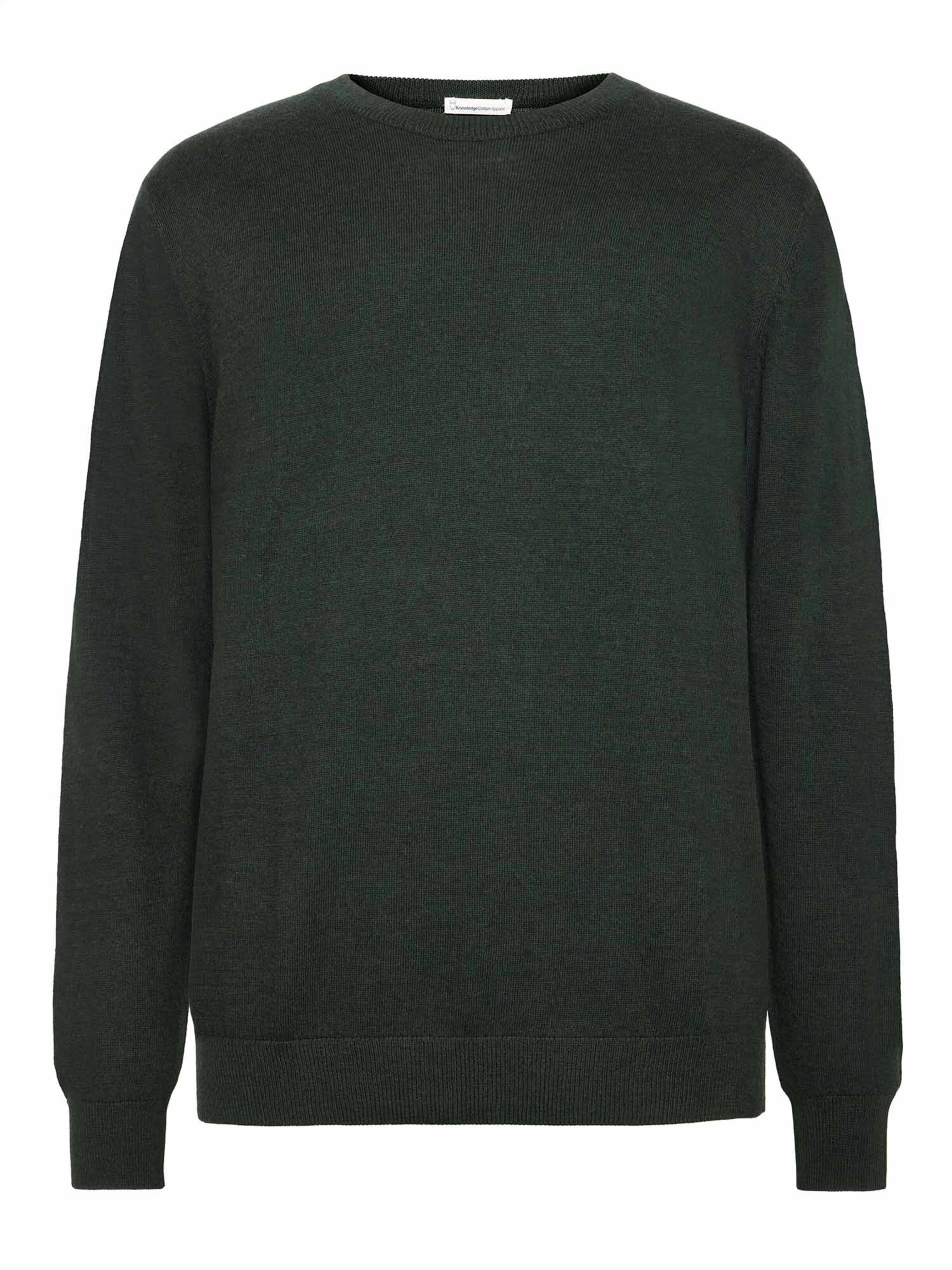 KnowledgeCotton Apparel Sweater in Green: front