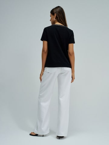 Salsa Jeans T-shirts in Schwarz