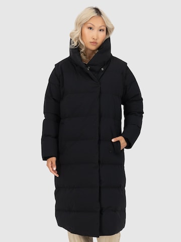 alife & kickin - Casaco de inverno 'FleurAK Winterjacke Damen' em preto