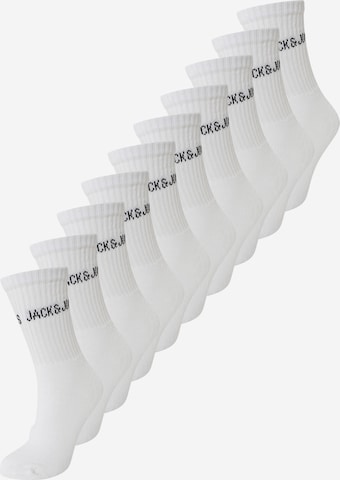 Calzino 'JACREGEN' di Jack & Jones Junior in bianco: frontale