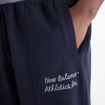 Regular Pantalon 'Sport Legacy Pique Pant' new balance en bleu