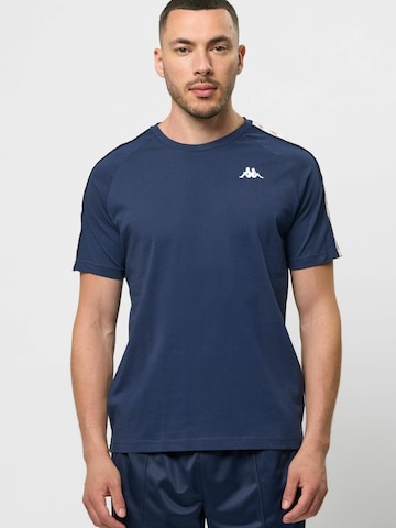 T-Shirt KAPPA en bleu : devant