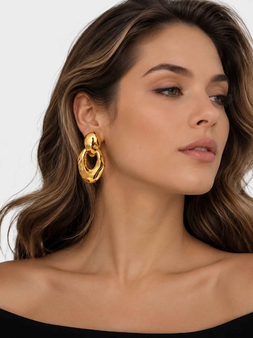 RteRme Náušnice 'Kalila Earrings' – zlatá: přední strana