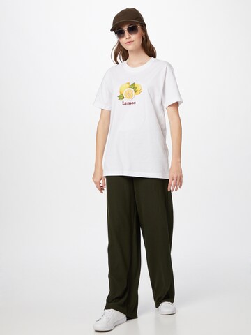 Merchcode Shirt 'Lemon' in Wit