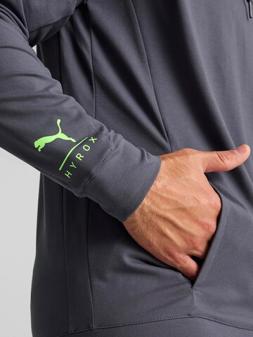 PUMA Sportsweatshirt 'PUMA x HYROX CLOUDSPUN' in Grijs