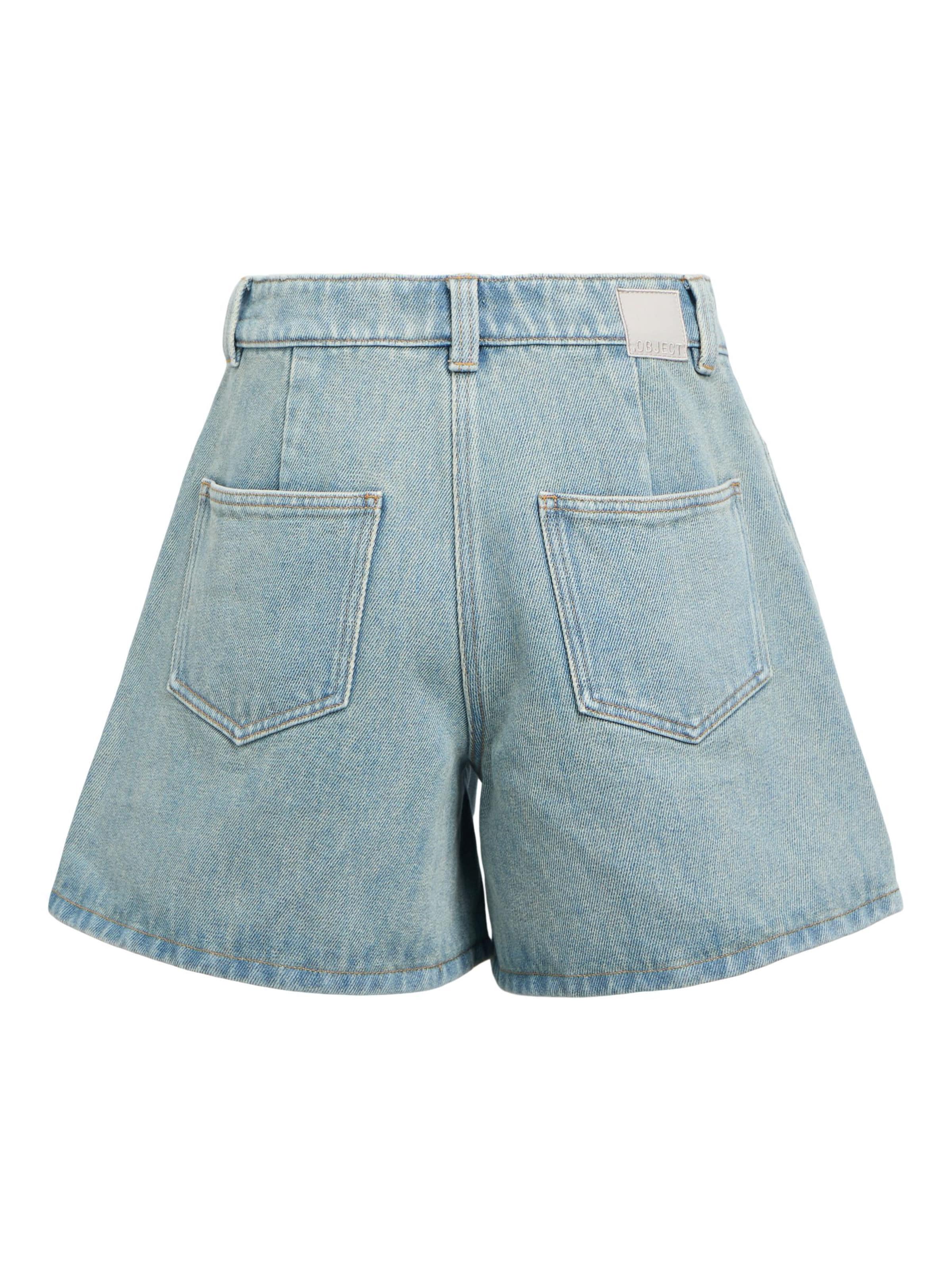 OBJECT Loosefit Jeans 'OBJNelly' in Blauw