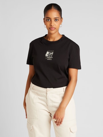 Calvin Klein Jeans Curve Shirts i sort: forside