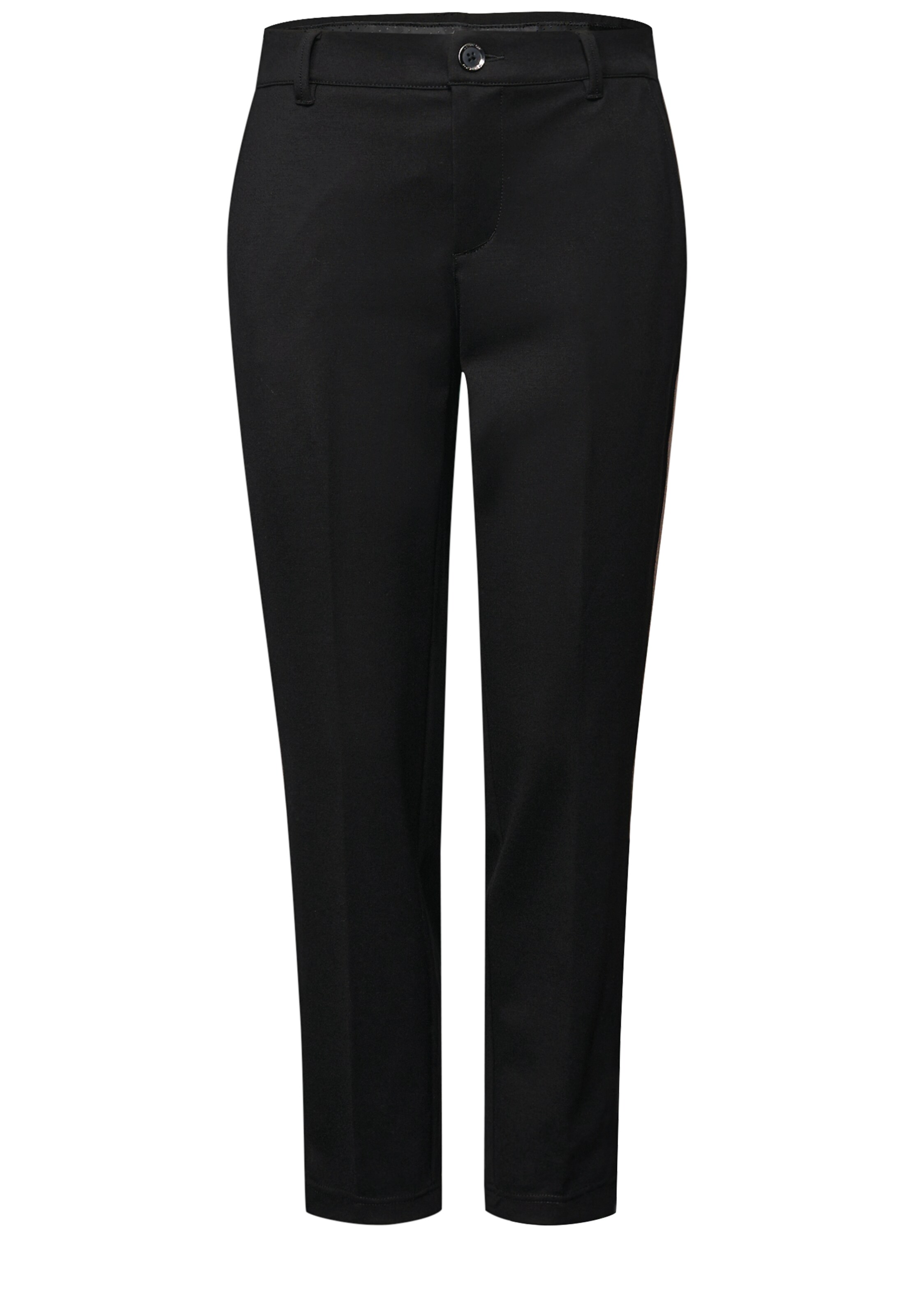 STREET ONE Regular Chino Pants in Black: front