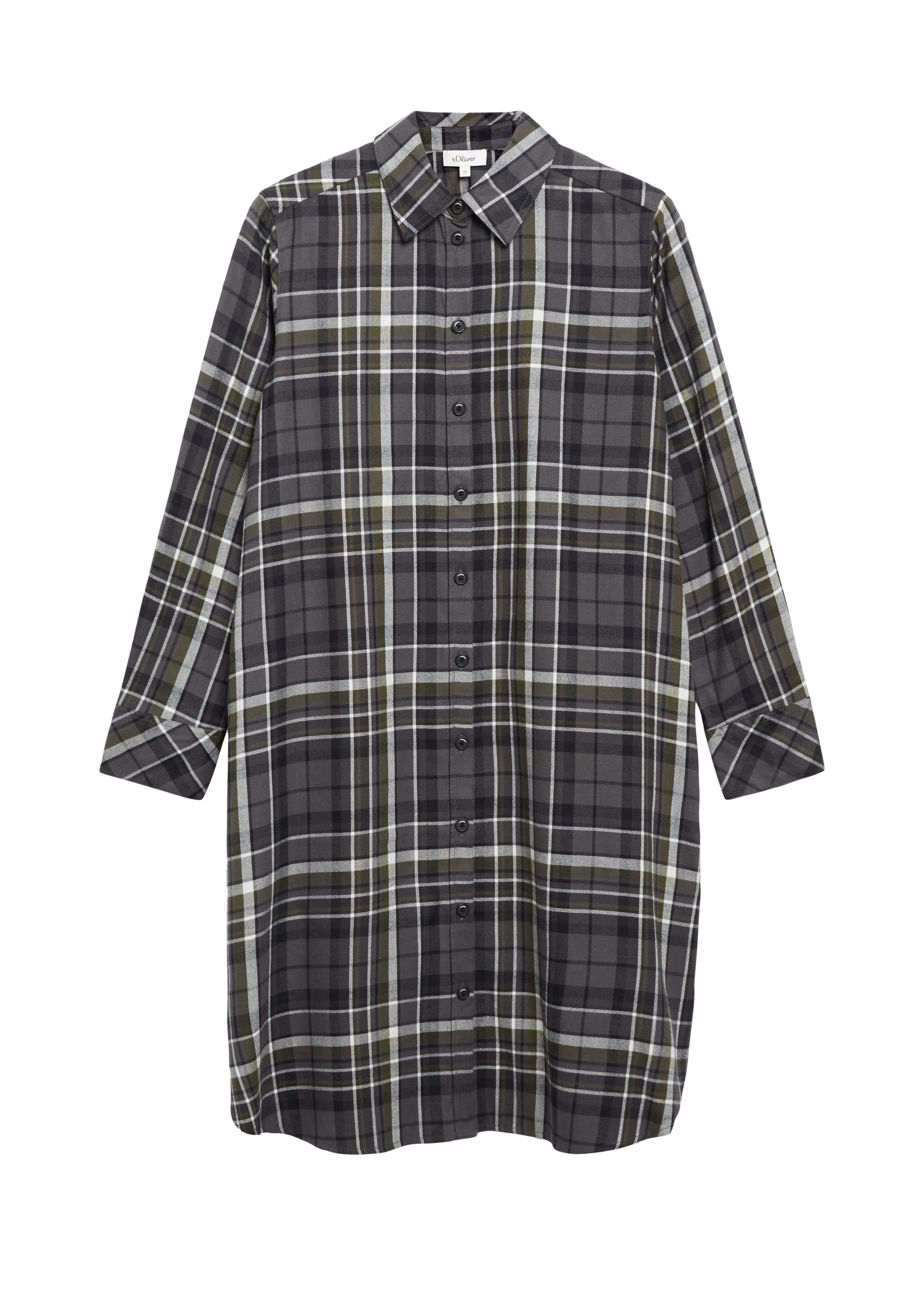 s.Oliver Kleid in Grau: Vorderseite