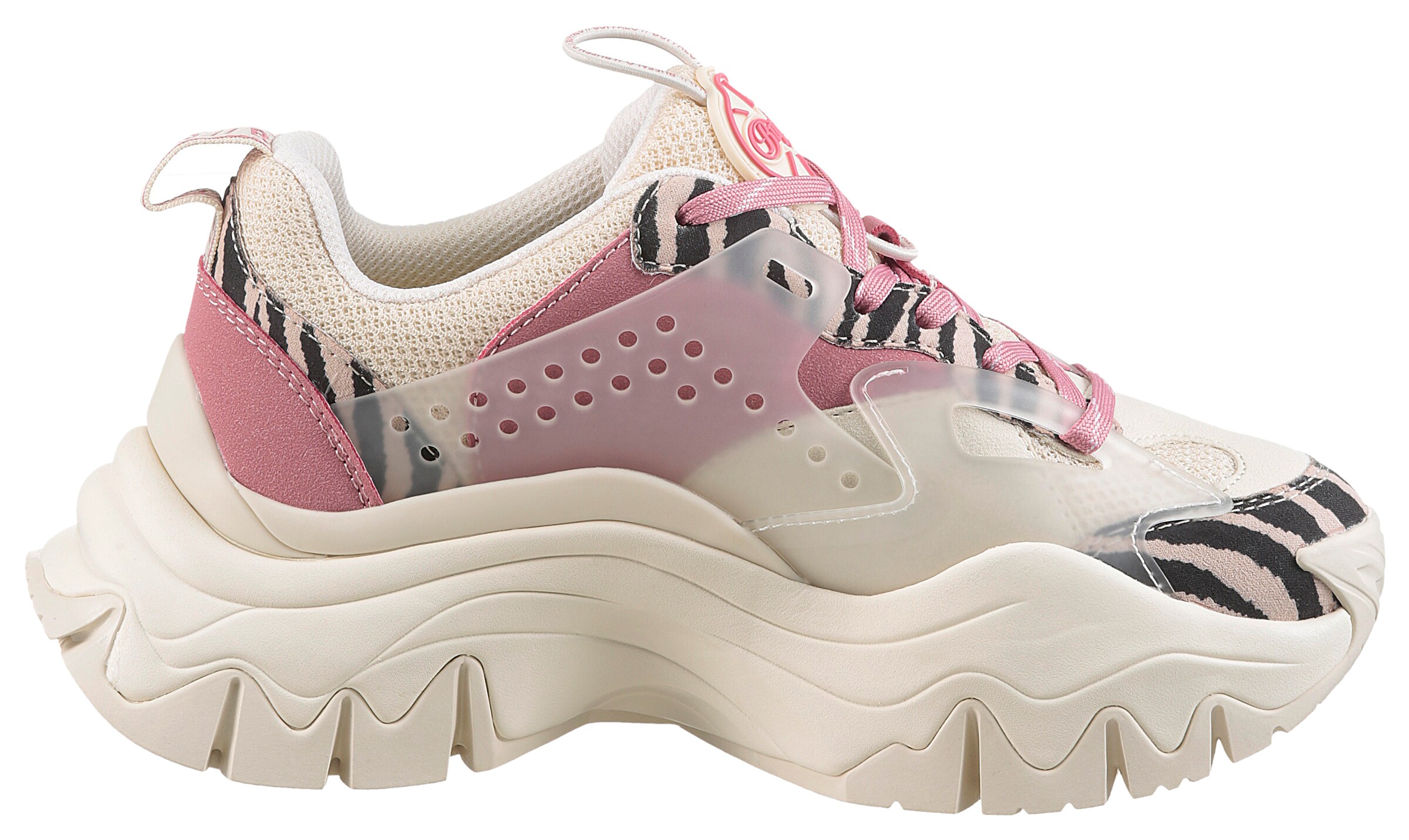 BUFFALO Sneaker low 'Trail One' i hvid