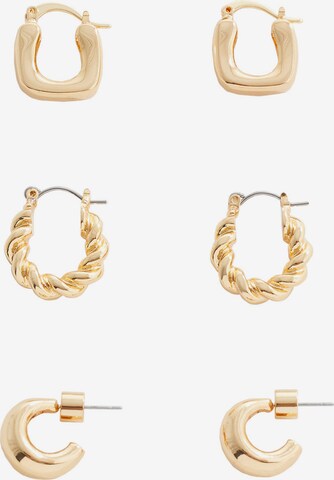 Boucles d'oreilles 'DORA' MANGO en or : devant