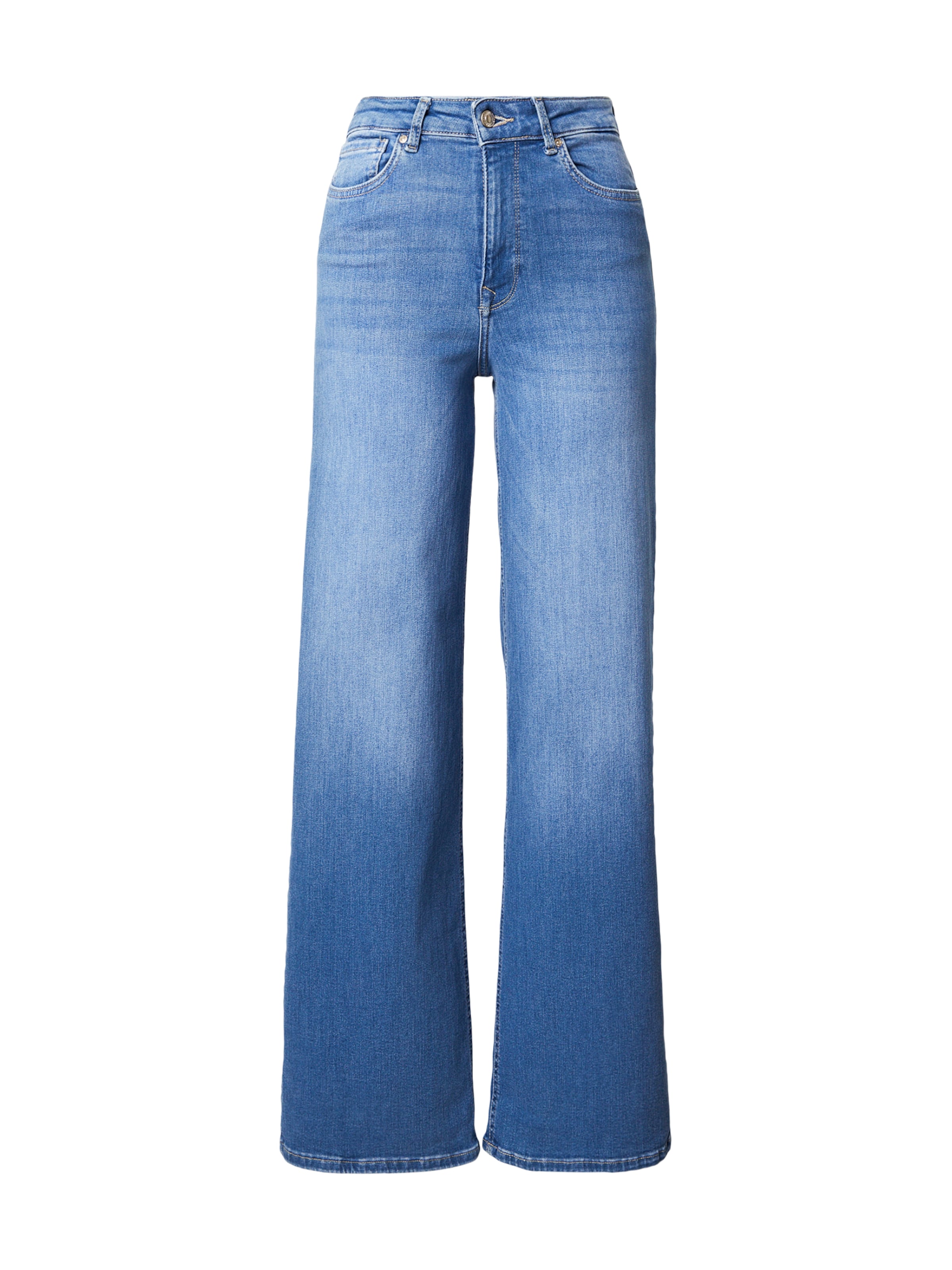 ONLY Wide leg Jeans 'ONLMADISON BLUSH' in Blauw: voorkant