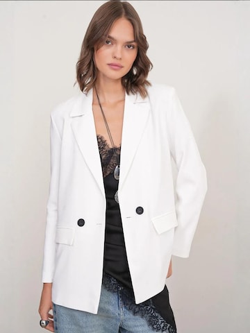 Blazer MixRay en blanc : devant