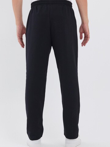 comeor Regular Workout Pants 'Jogginghose Herren Warm' in Black