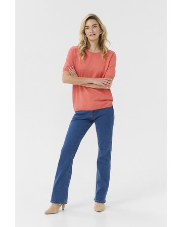 Pull-over 'Hanne' Cream en orange