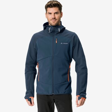 VAUDE Outdoorjas 'Larice V' in Blauw: voorkant