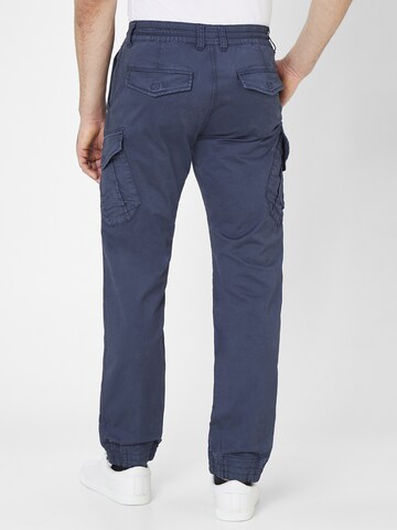 PADDOCKS Tapered Cargohose in Blau