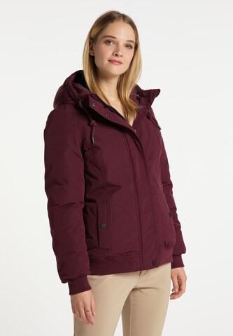 DreiMaster Klassik Winter Jacket in Red: front