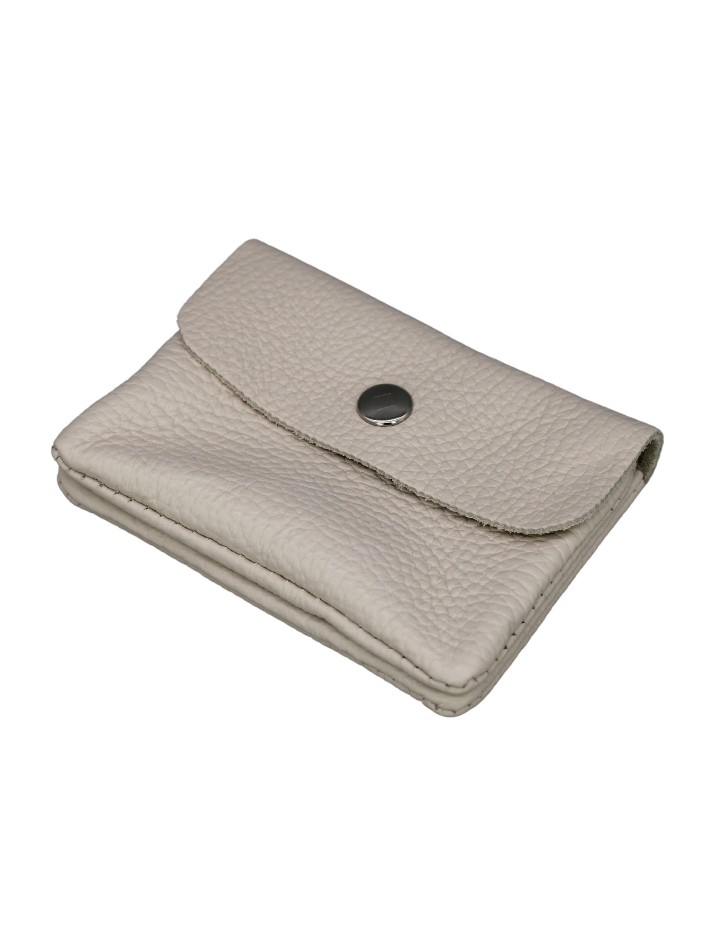 Adel Bags Portemonnee 'Mini' in Beige: voorkant