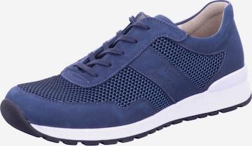 Finn Comfort Sportieve veterschoen in Blauw: voorkant