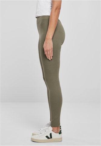 Urban Classics Skinny Leggings in Green