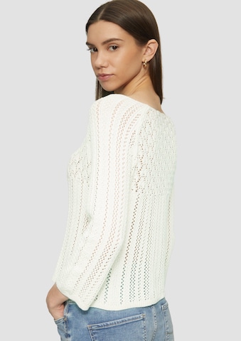 Pull-over QS en blanc