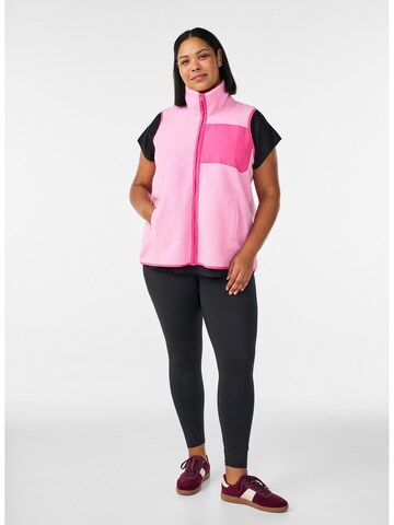 Gilet 'Aophenia' di Active by Zizzi in rosa